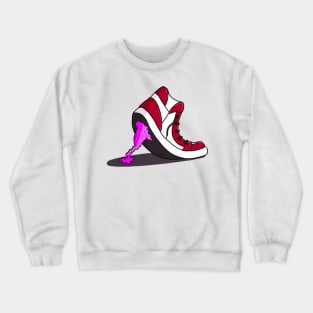 Bubblegum shoe Crewneck Sweatshirt